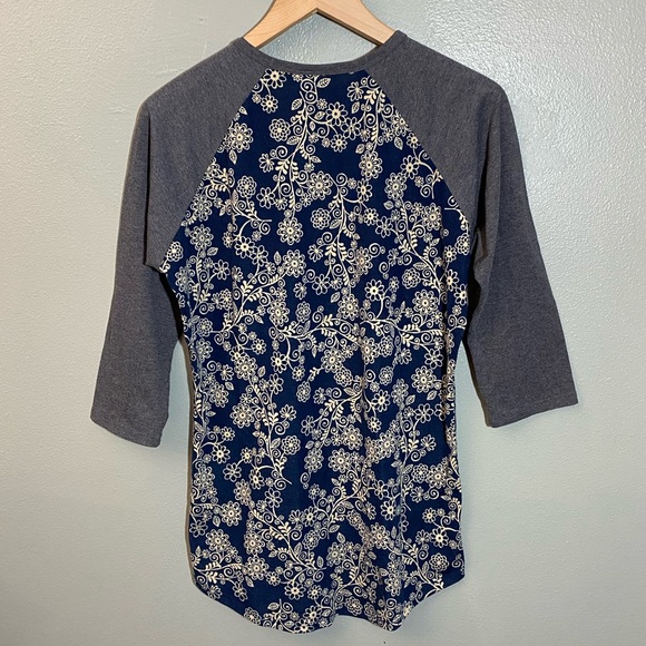 Floral Raglan Tee - Picture 2 of 2